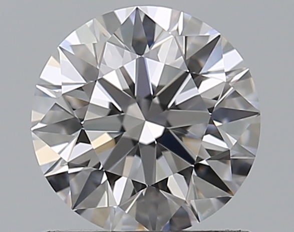 0.81 CaratD-VVS1 EX Cut Round Diamond