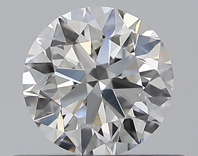 0.5 CaratF-VS2 VG Cut Round Diamond