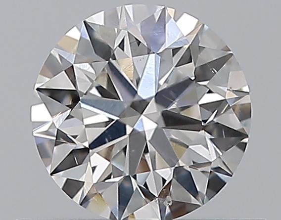 0.5 CaratF-SI1 EX Cut Round Diamond