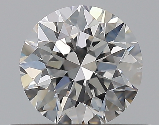 0.5 CaratF-VS2 VG Cut Round Diamond