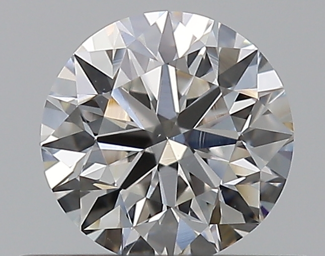 0.5 CaratF-VS2 VG Cut Round Diamond