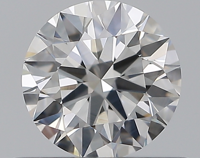 0.53 CaratF-VS1 EX Cut Round Diamond
