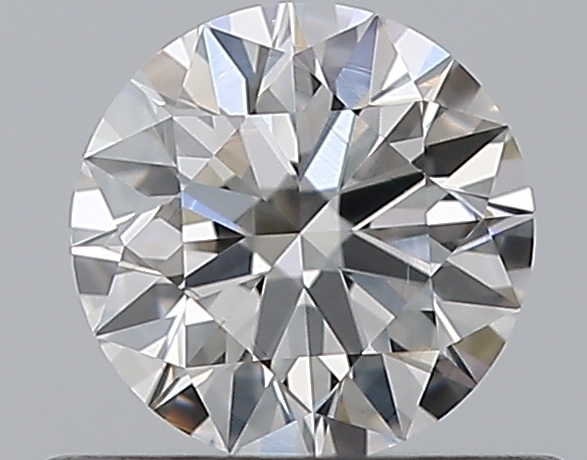 0.53 CaratF-VS2 EX Cut Round Diamond