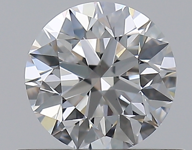 0.53 CaratF-VS1 EX Cut Round Diamond