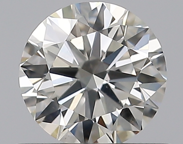 0.5 CaratK-SI1 EX Cut Round Diamond