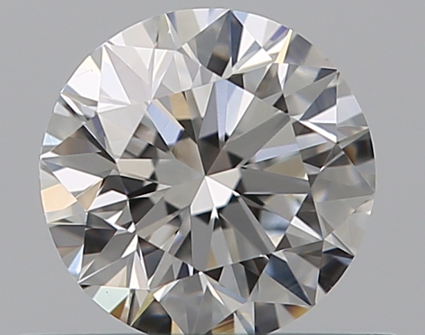 0.5 CaratF-VS1 EX Cut Round Diamond