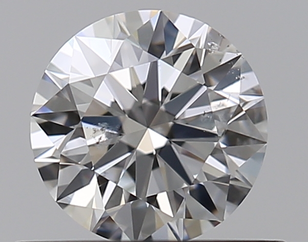 0.5 CaratF-SI2 EX Cut Round Diamond