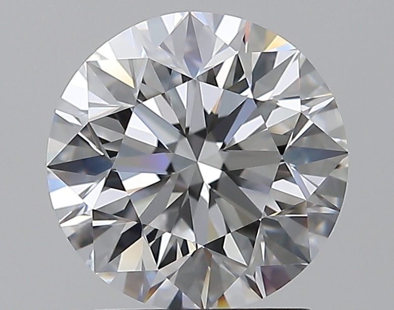 2.01 CaratD-VVS1 EX Cut Round Diamond