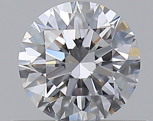 0.5 CaratD-VS2 EX Cut Round Diamond