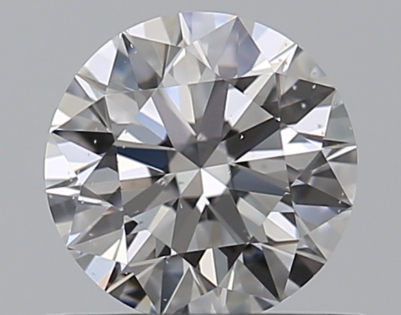 0.51 CaratD-SI1 EX Cut Round Diamond