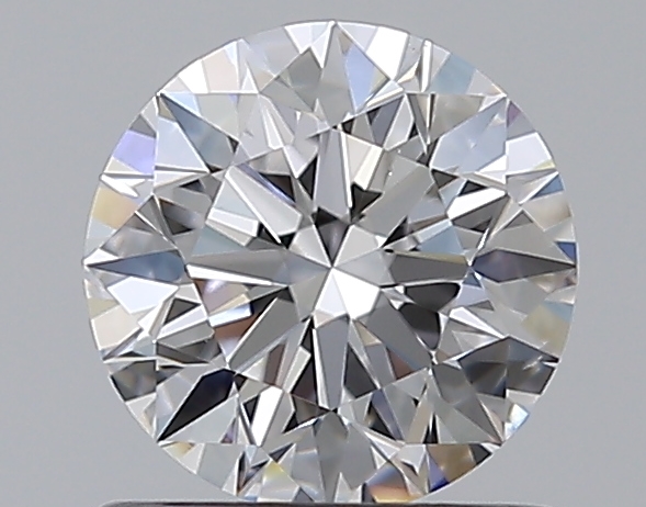 0.9 CaratD-VS2 EX Cut Round Diamond