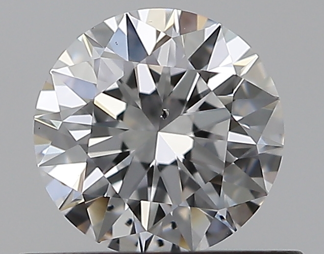 0.5 CaratD-SI1 EX Cut Round Diamond