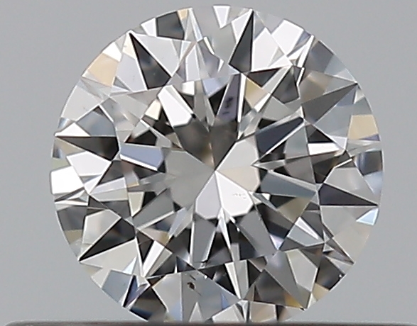 0.36 CaratF-SI1 EX Cut Round Diamond