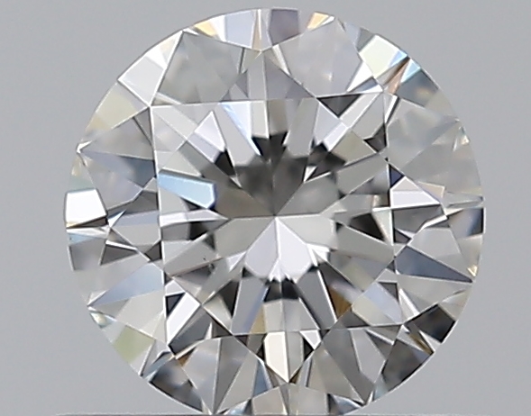 0.5 CaratF-VS2 EX Cut Round Diamond