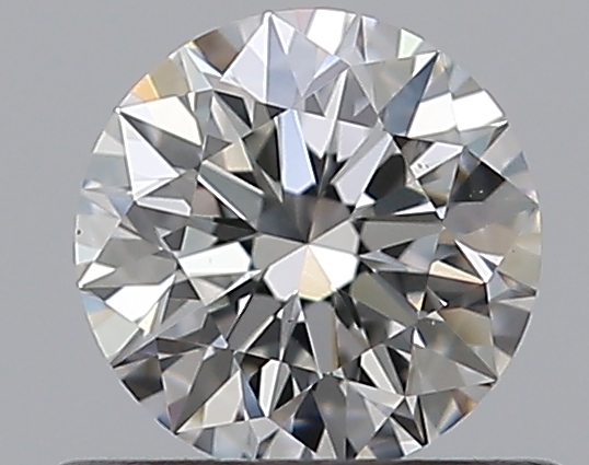 0.5 CaratF-VS2 EX Cut Round Diamond