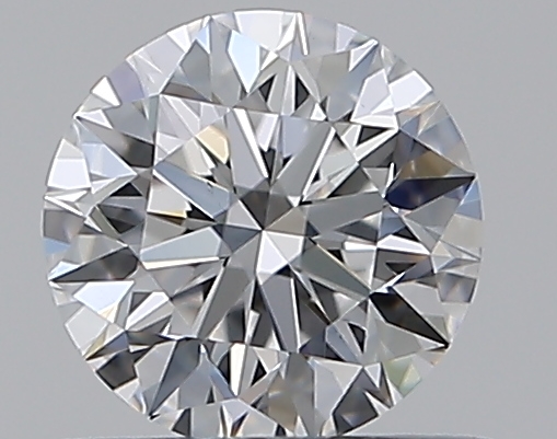 0.53 CaratD-VS2 EX Cut Round Diamond