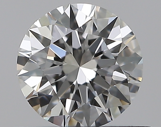 0.5 CaratF-SI1 EX Cut Round Diamond
