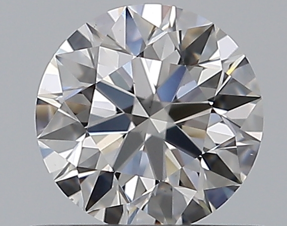 0.51 CaratF-VS1 EX Cut Round Diamond