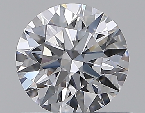 0.53 CaratD-VS2 EX Cut Round Diamond