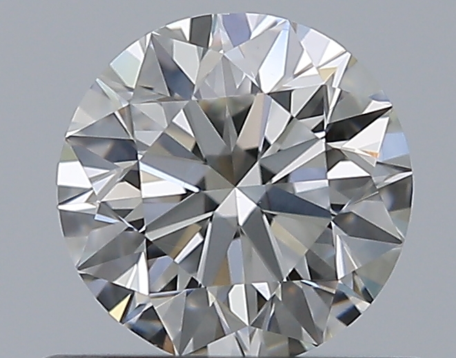 0.51 CaratF-VS1 EX Cut Round Diamond