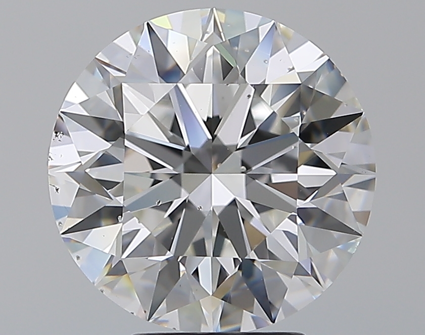 5.01 CaratF-SI2 EX Cut Round Diamond