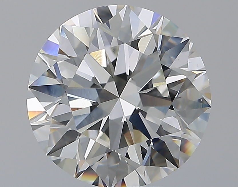 5.01 CaratI-VS2 EX Cut Round Diamond