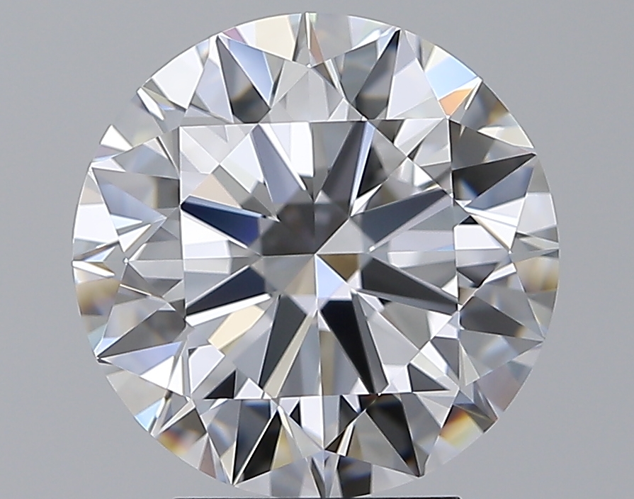 3.67 CaratD-FL EX Cut Round Diamond