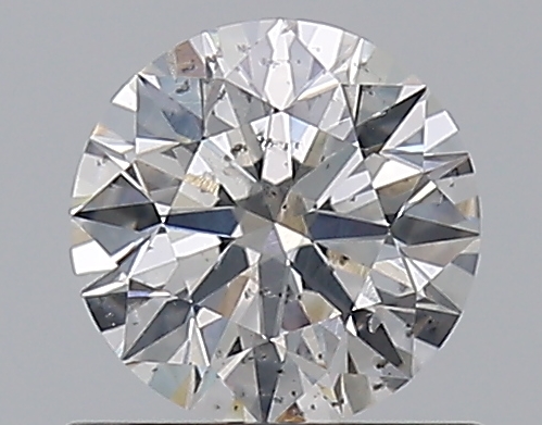0.71 CaratE-SI2 EX Cut Round Diamond