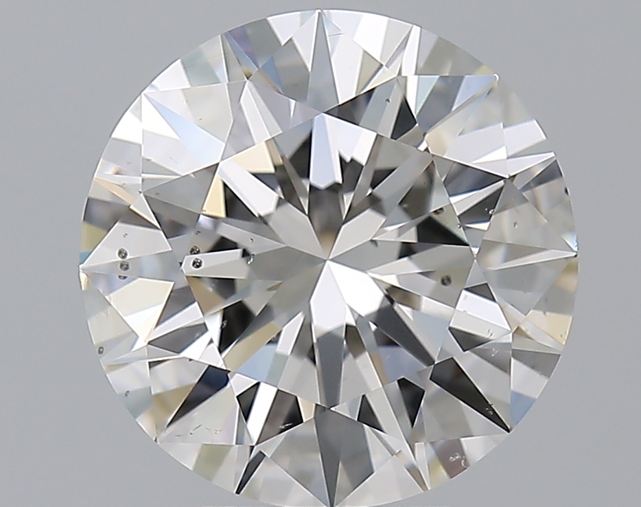 5.01 CaratG-SI2 EX Cut Round Diamond