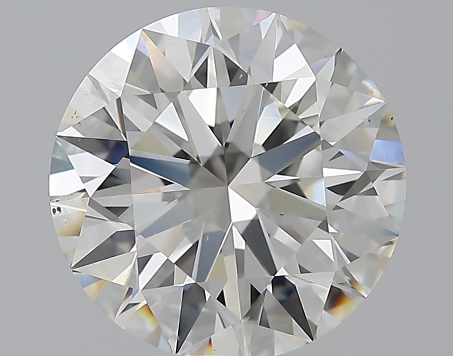 5.01 CaratH-VS2 EX Cut Round Diamond