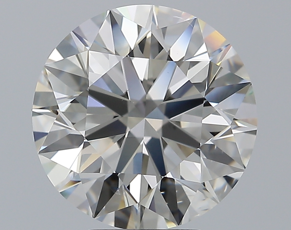 5.01 CaratJ-SI1 EX Cut Round Diamond