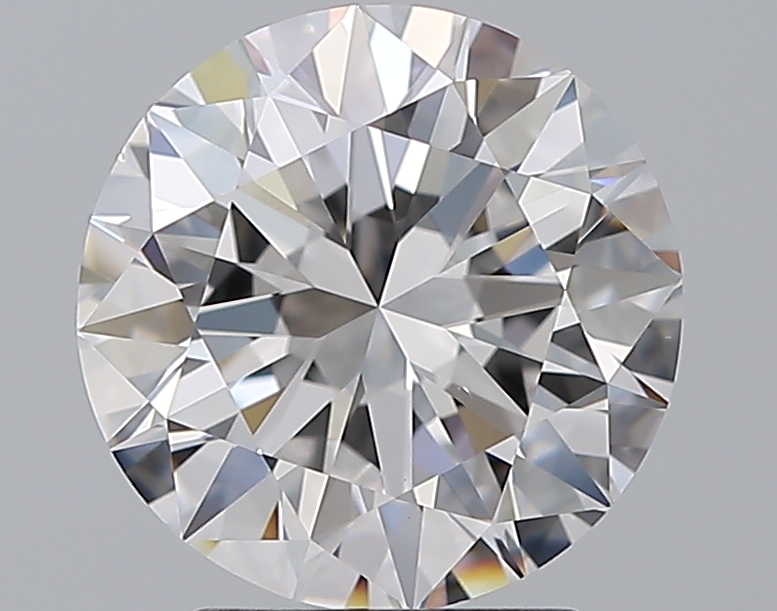 3 CaratD-VS1 EX Cut Round Diamond