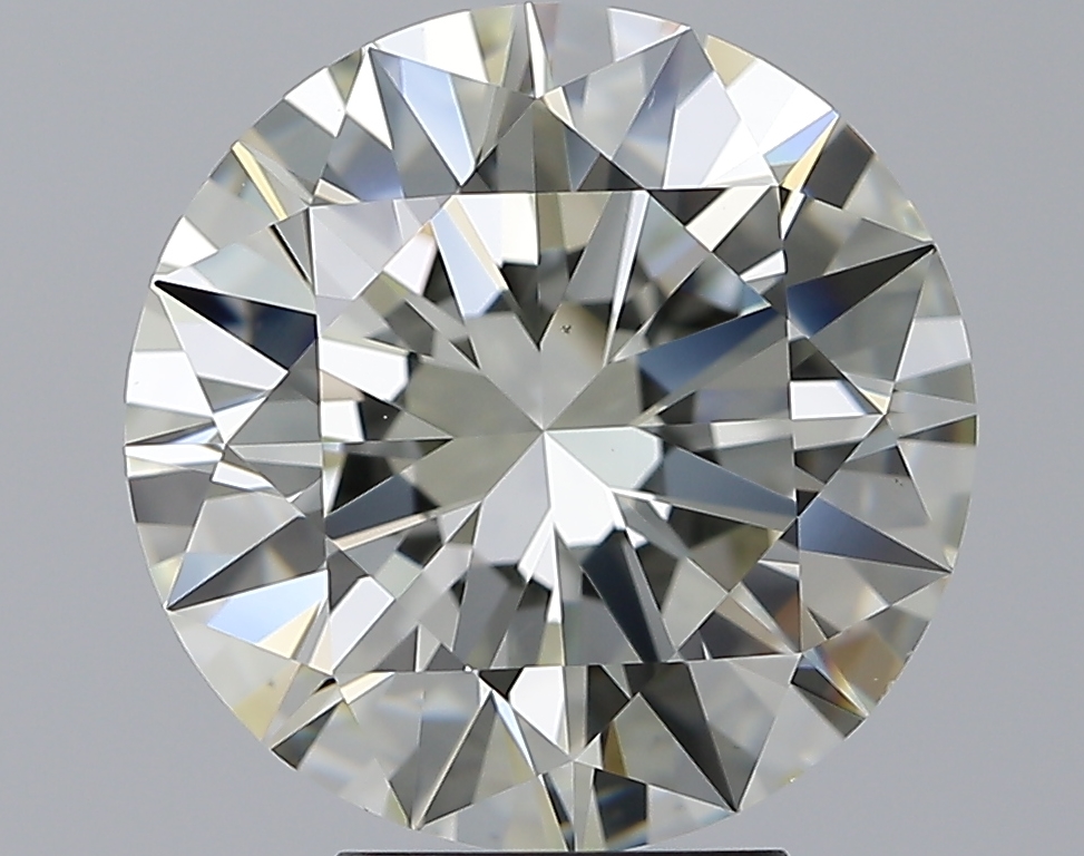 5.01 CaratL-VS2 EX Cut Round Diamond
