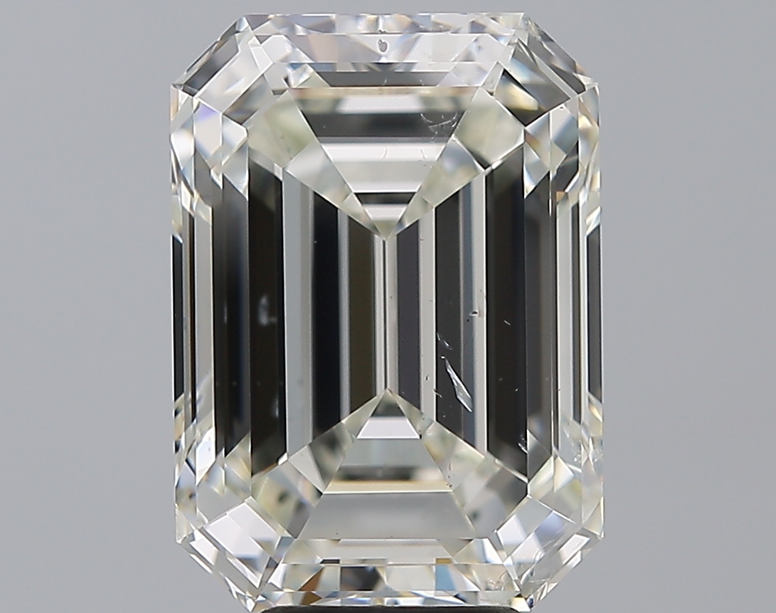 7.01 CaratJ-SI2 - Cut Emerald Diamond