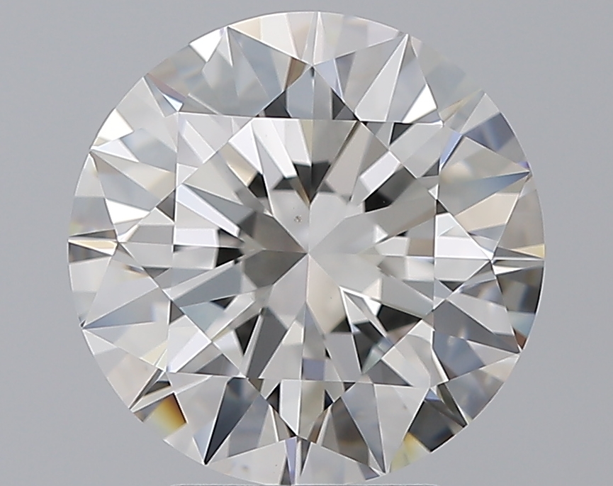 4.01 CaratH-VS2 EX Cut Round Diamond