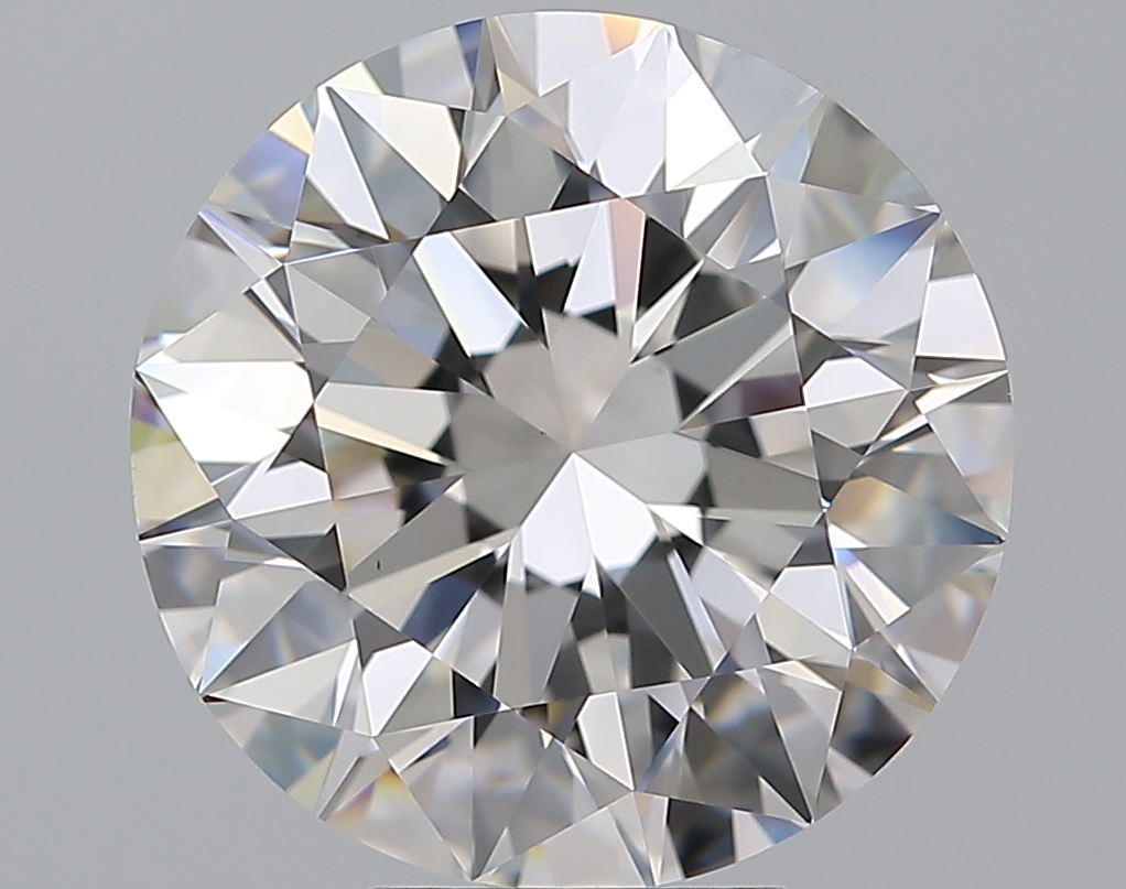 7.01 CaratF-VS1 EX Cut Round Diamond