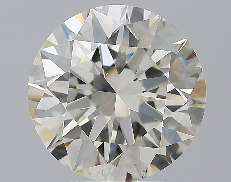 5.01 CaratM-VS2 EX Cut Round Diamond
