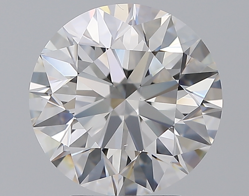 4.01 CaratG-VS2 EX Cut Round Diamond