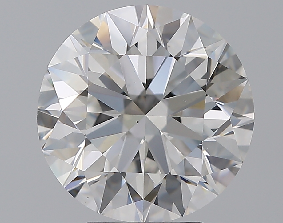4.9 CaratF-VS2 EX Cut Round Diamond