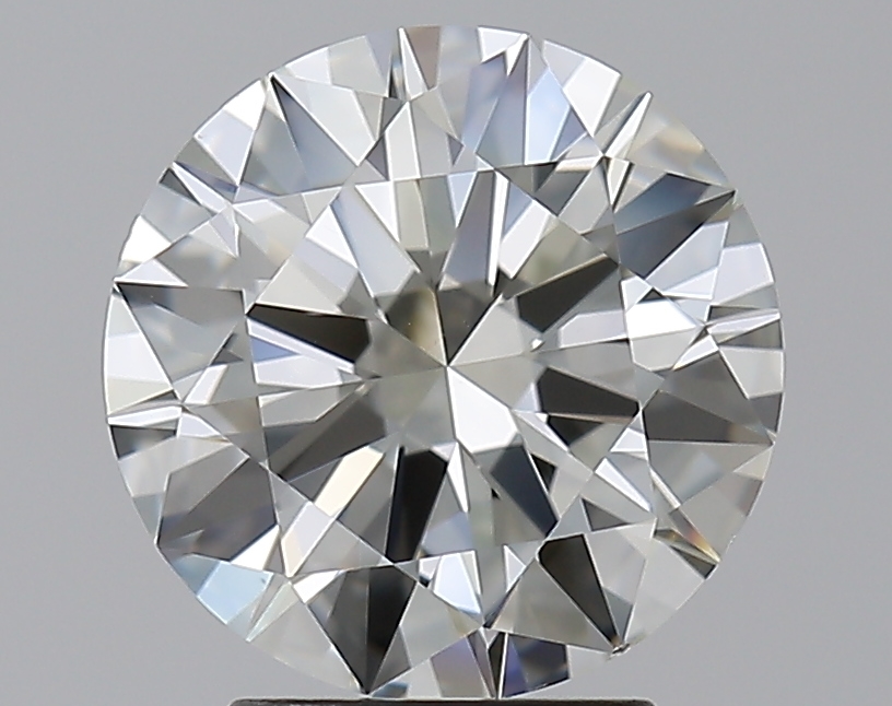 3 CaratJ-VS2 EX Cut Round Diamond