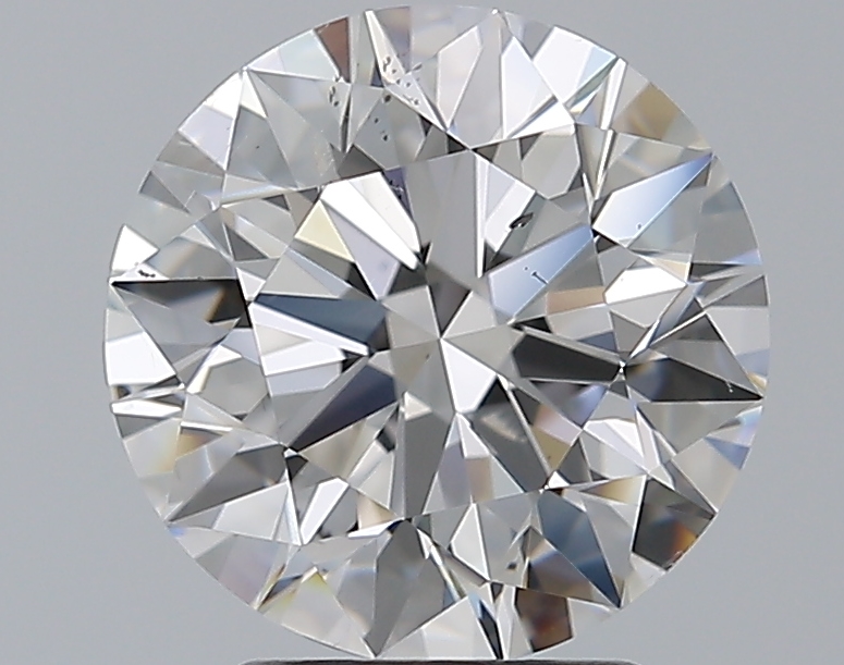 3 CaratD-SI1 EX Cut Round Diamond