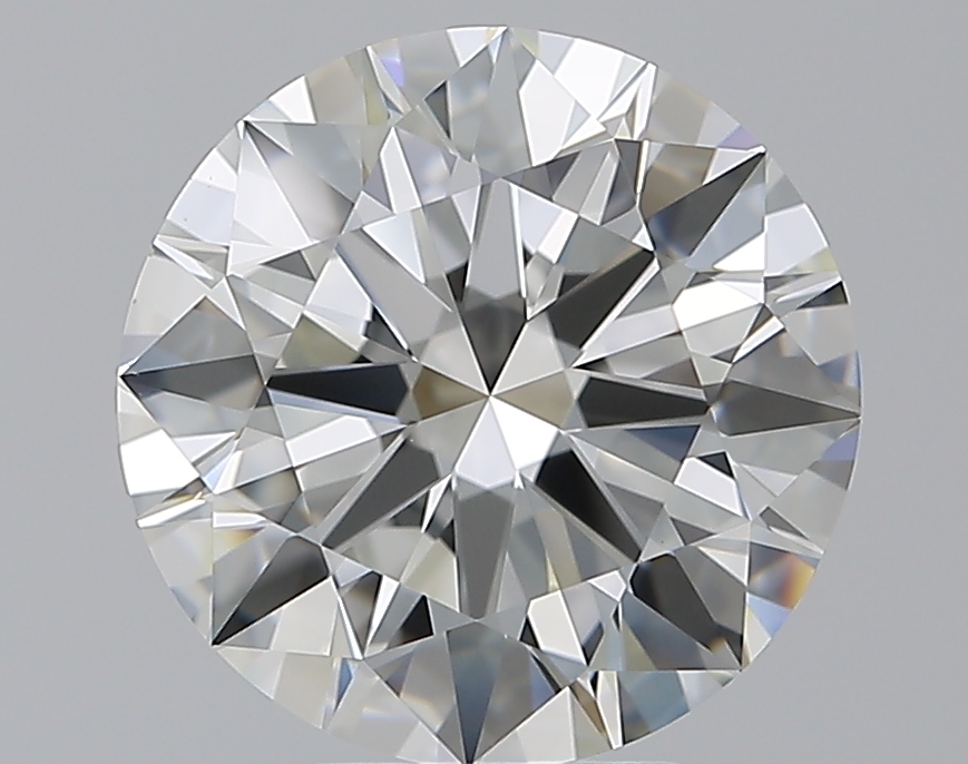 5.01 CaratJ-VS1 EX Cut Round Diamond