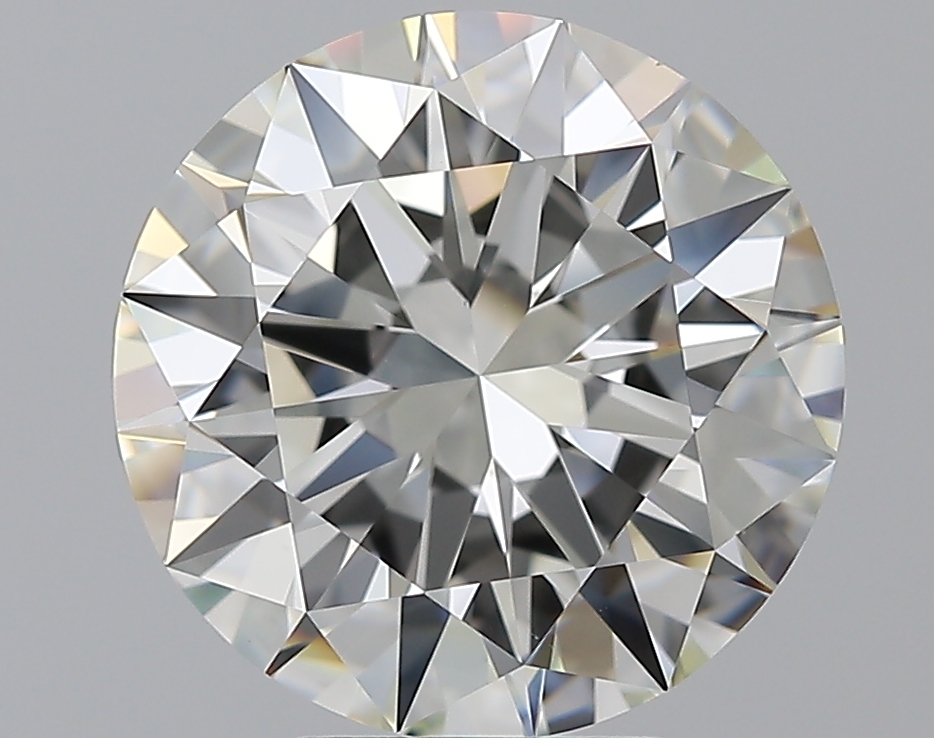 5.01 CaratJ-VS1 EX Cut Round Diamond