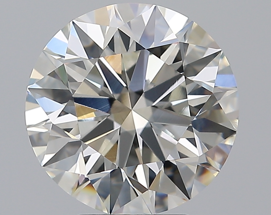 4.28 CaratF-IF EX Cut Round Diamond