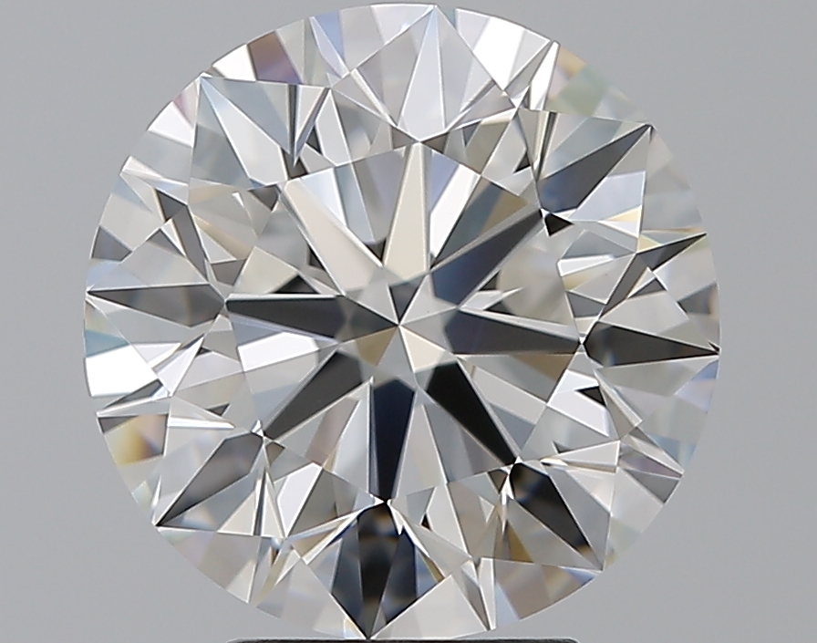4.66 CaratG-VVS2 EX Cut Round Diamond