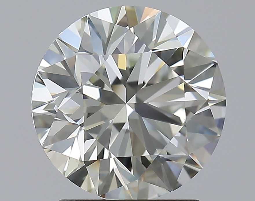2.01 CaratK-VVS2 EX Cut Round Diamond