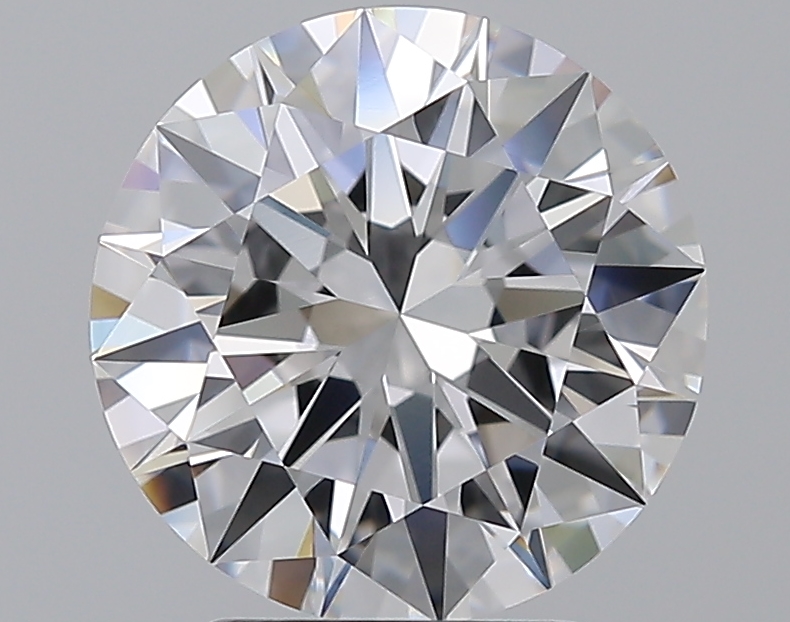 3.01 CaratD-IF EX Cut Round Diamond
