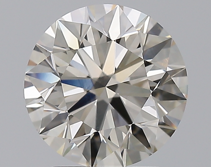 2.52 ct Round L · Faint Brown natural diamond