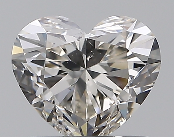 0.76 ct Heart Faint Brown natural diamond