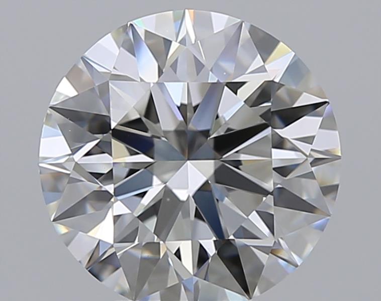 4.01 CaratH-VVS2 EX Cut Round Diamond